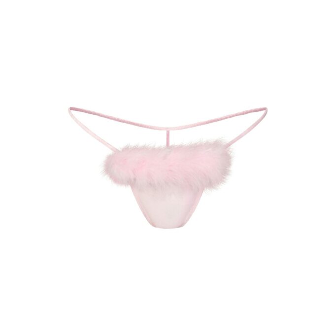 SILKE FJÆRKANTET BUTTERFLY THONG