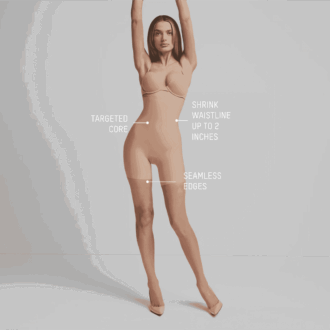 SKIMS BODY CORE SCULPT HØYLIVET SHORT