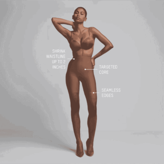 SKIMS BODY CORE SCULPT MELLOM HØYE KORT