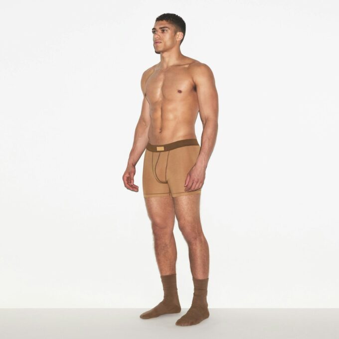 SKIMS BOMULL HERRE 7,5 cm BOXERSHORT 3-PAKNING