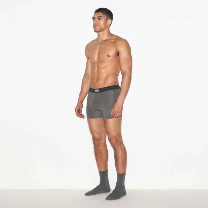 SKIMS BOMULL HERRE 7,5 cm BOXERSHORT 3-PAKNING