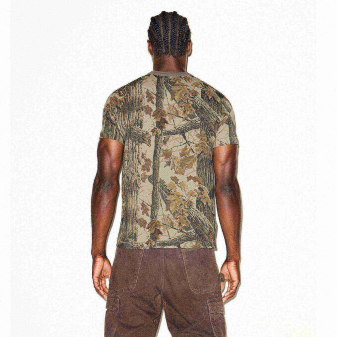 SKIMS COTTON HERRE REALTREE KLASSISK T-SKJORTE