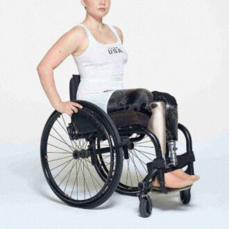 SKIMS FOR TEAM USA BOMULLSRIBBEDE PARALYMPISK TANK