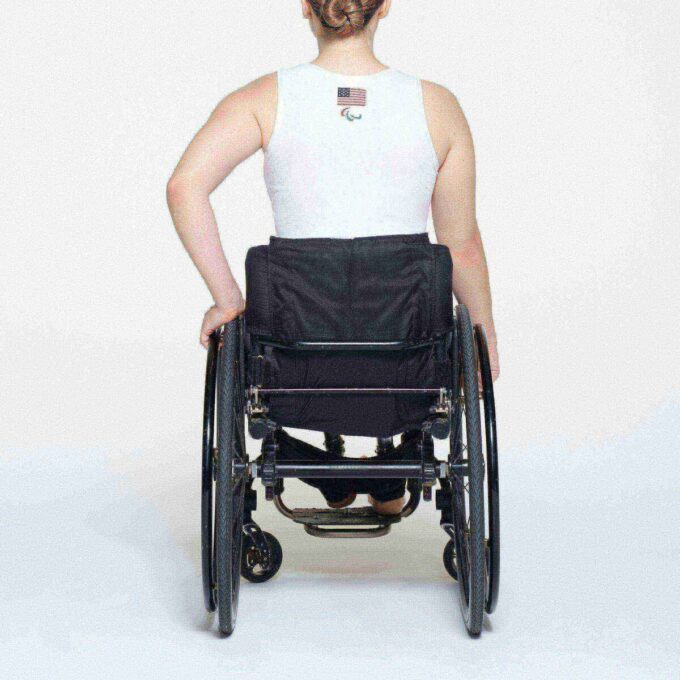 SKIMS FOR TEAM USA BOMULLSRIBBEDE PARALYMPISK TANK