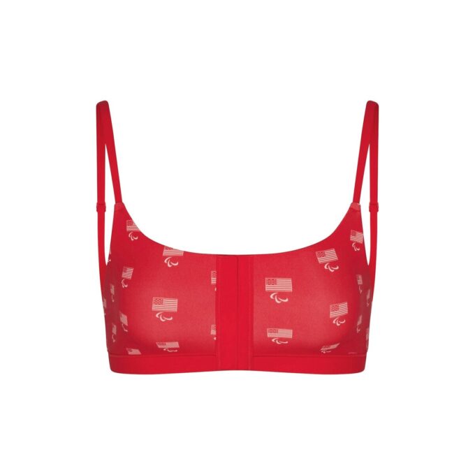 SKIMS FOR TEAM USA PASSER ALLE ADAPTIV PARALYMPISK SCOOP-BRALETTE