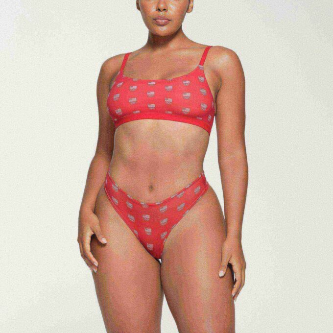 SKIMS FOR TEAM USA PASSER ALLE OLYMPISK SCOOP-BRALETTE