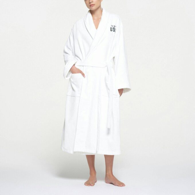 SKIMS FOR TEAM USA TERRY OLYMPIC UNISEX KÅPE