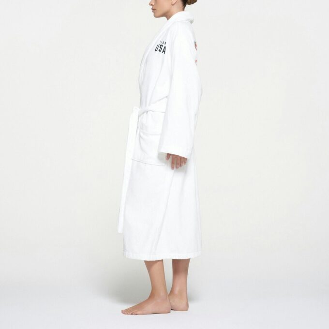 SKIMS FOR TEAM USA TERRY OLYMPIC UNISEX KÅPE