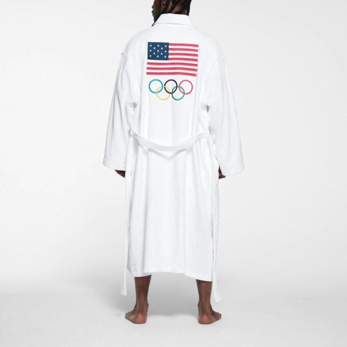 SKIMS FOR TEAM USA TERRY OLYMPIC UNISEX KÅPE