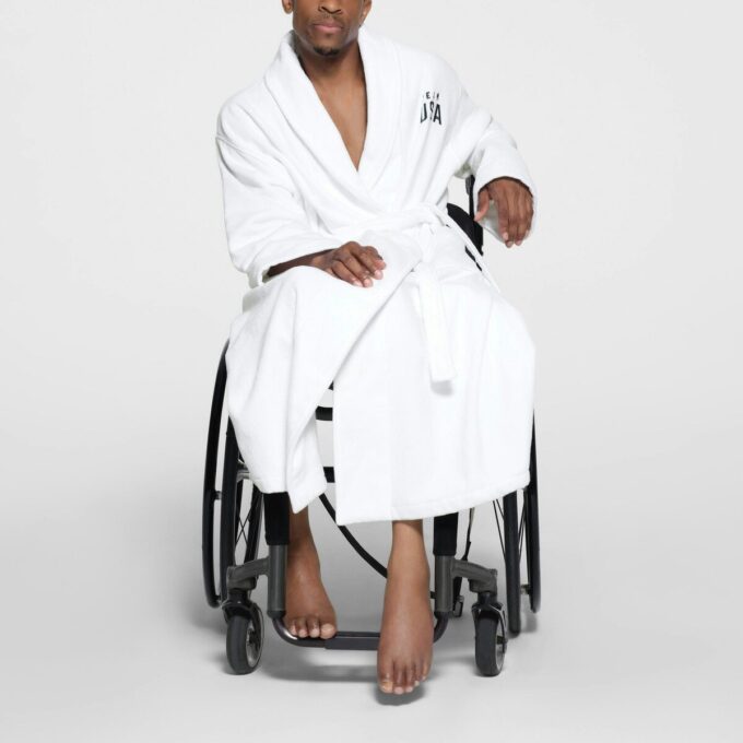 SKIMS FOR TEAM USA TERRY PARALYMPISK UNISEX-KÅPE