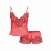 SKIMS ROMANCE BLONDE-CAMISSETT OG SHORTS