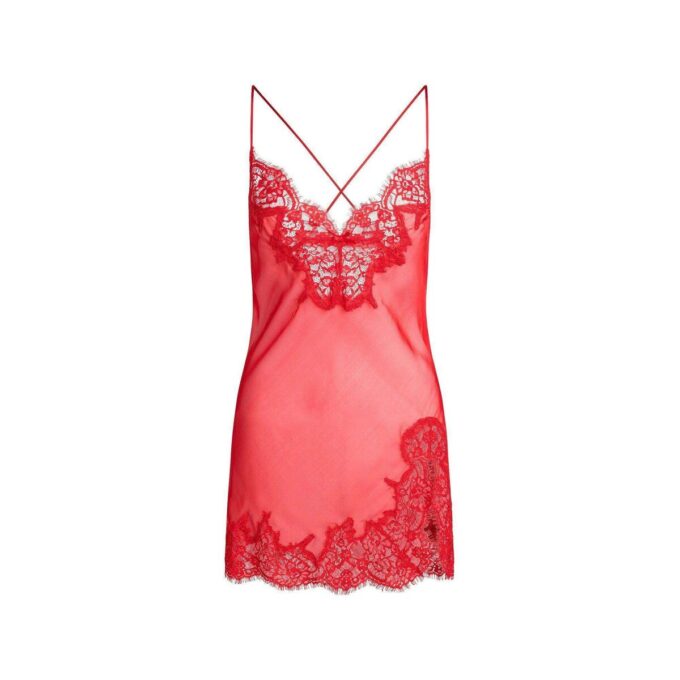 SKIMS ROMANCE BLONDE MINI SLIPKJOLE