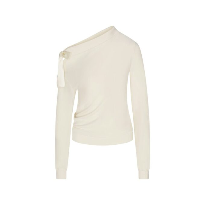 SKIMS SKYER OFF THE SHOULDER-TOPP