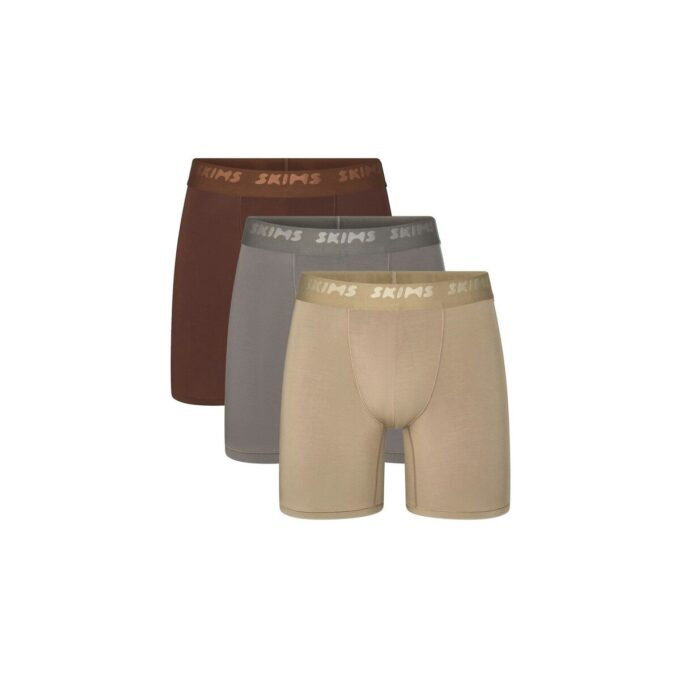 SKIMS STRETCH HERRE 5″ BOXERBRIS 3-PAKNING