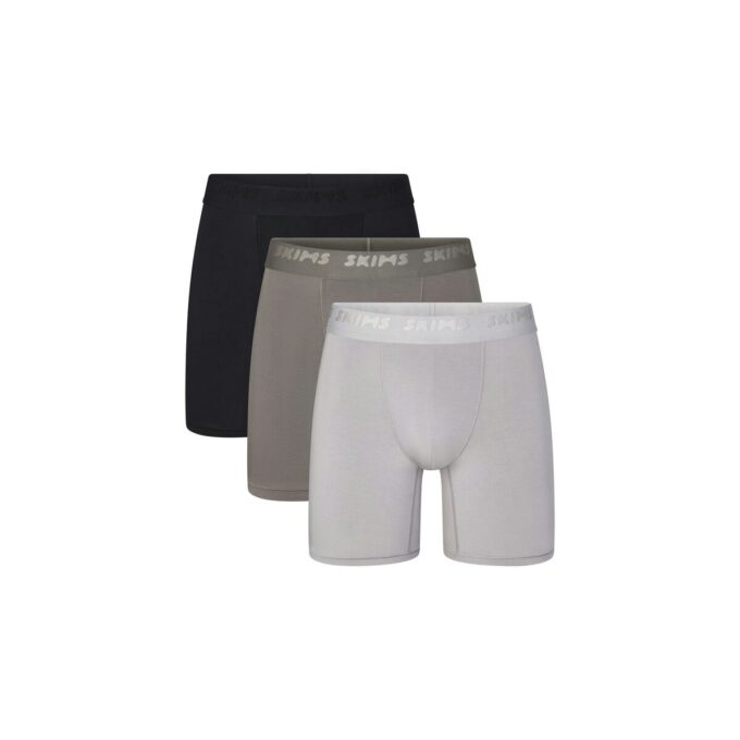 SKIMS STRETCH HERRE 5″ BOXERBRIS 3-PAKNING