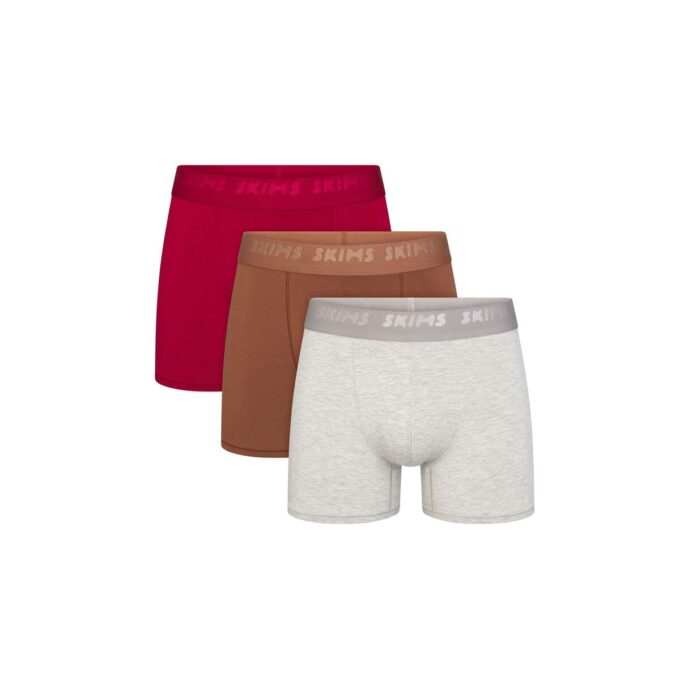 SKIMS STRETCH HERRE 7,5 cm BOXERBRIEF 3-PAKNING