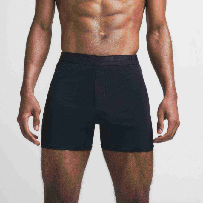 SKIMS STRETCH HERRE STRIKKET BOXER