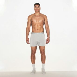 SKIMS STRETCH HERRE STRIKKET BOXER 3-PAKNING