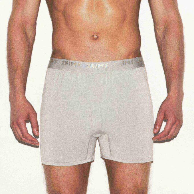 SKIMS STRETCH HERRE STRIKKET BOXER 3-PAKNING