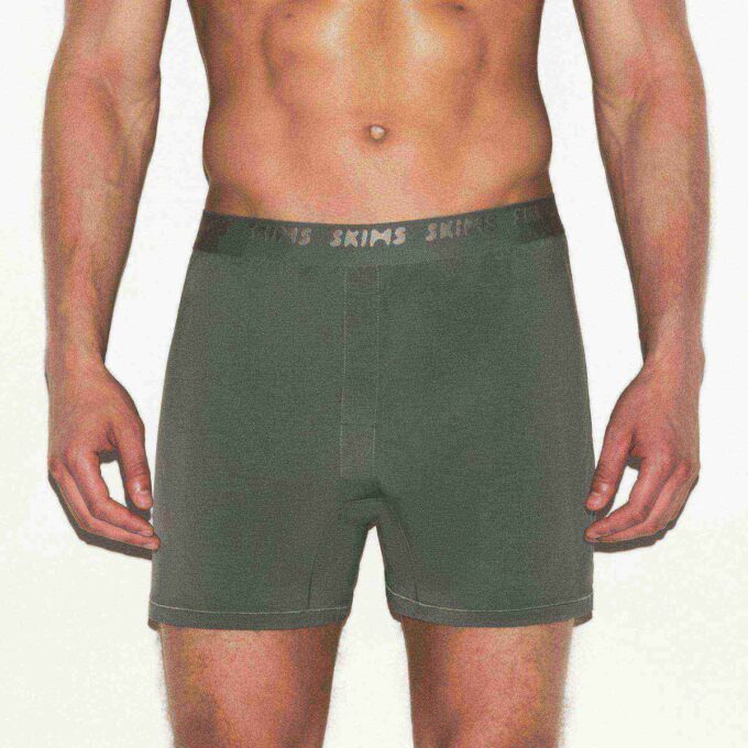 SKIMS STRETCH HERRE STRIKKET BOXER 3-PAKNING
