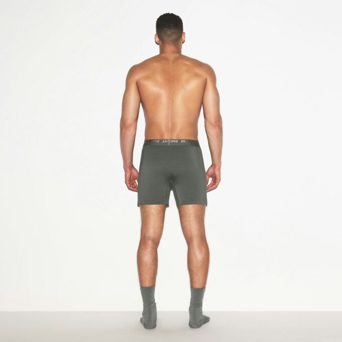 SKIMS STRETCH HERRE STRIKKET BOXER 3-PAKNING