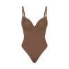 SKIMS ULTIMATE BODY PUSHUP THONG-BODYSUITT