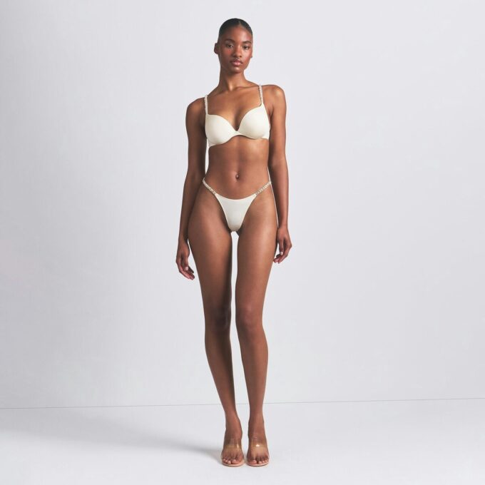 SKIMS ULTIMATE RHINESTONE TARDROP PUSH-UP BH