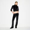 SLIM VELOUR BUKSE