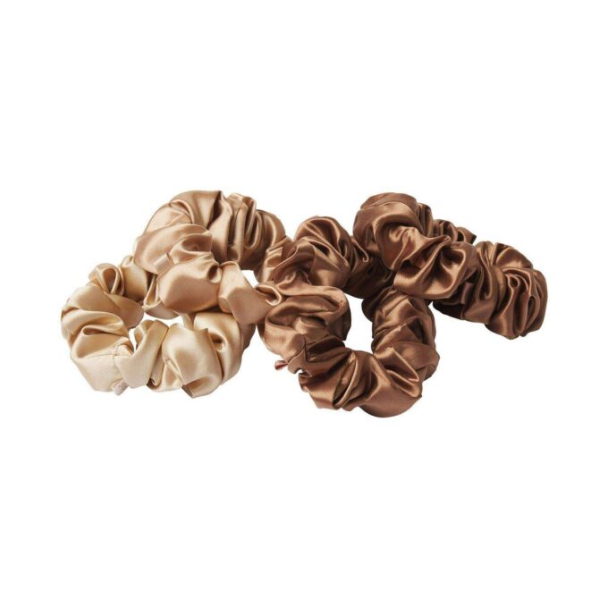 SLIP X SKIMS PURE SILK STORE SKRUNCHIES 4-PAKNING