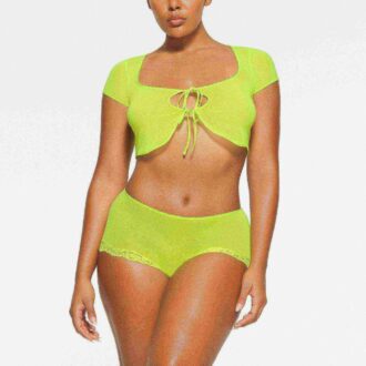 SOMMERMESH SUPER CROPPED TOPP