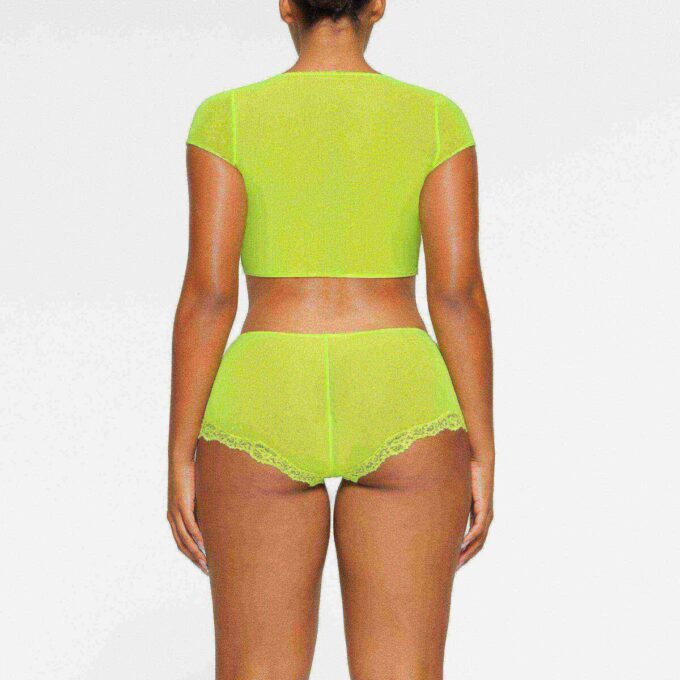 SOMMERMESH SUPER CROPPED TOPP