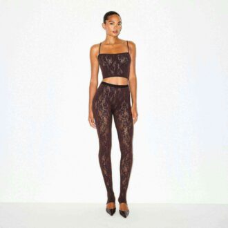 STRIKKET BLONDE-CROPPET CAMI