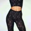 STRIKKET BLONDE-CROPPET CAMI