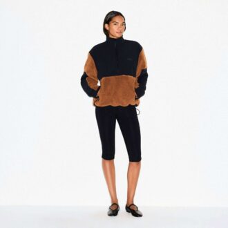 TEDDY OVERSIZED HALV GLIDELÅSGENSER