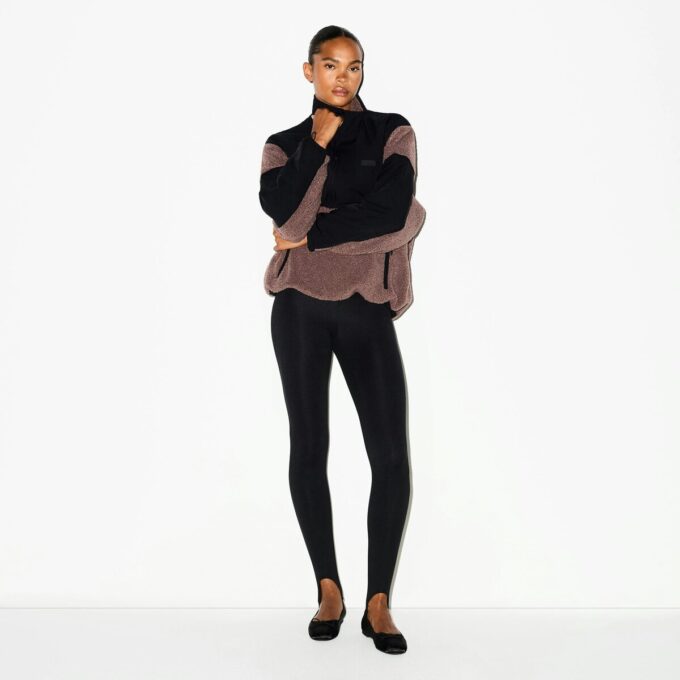 TEDDY OVERSIZED HALV GLIDELÅSGENSER TEDDY OVERSIZED HALV GLIDELÅSGENSER