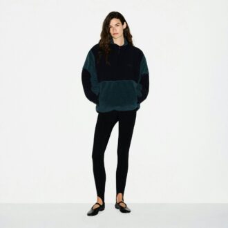 TEDDY OVERSIZED HALV GLIDELÅSGENSER
