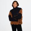 TEDDY OVERSIZED HALV GLIDELÅSGENSER
