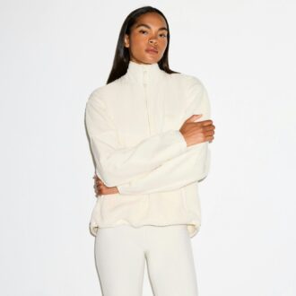 TEDDY OVERSIZED HALV GLIDELÅSGENSER