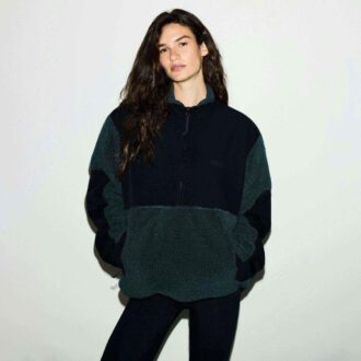 TEDDY OVERSIZED HALV GLIDELÅSGENSER