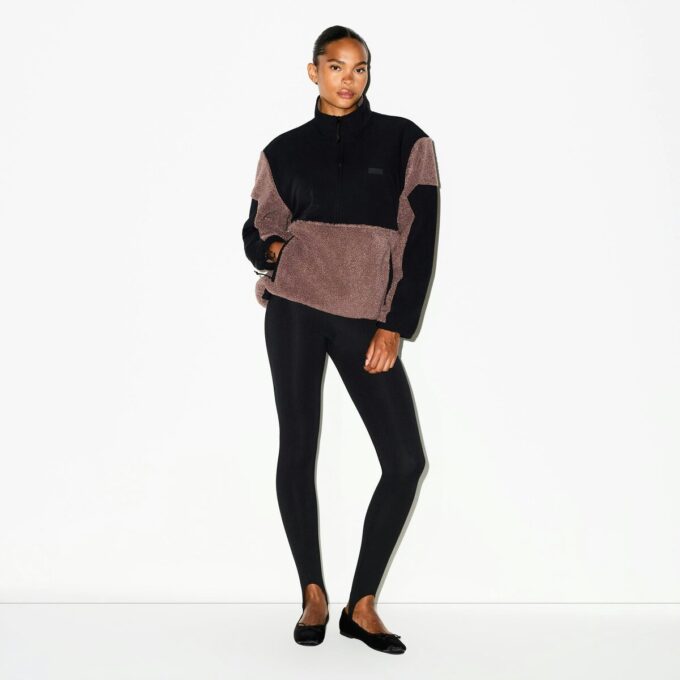 TEDDY OVERSIZED HALV GLIDELÅSGENSER TEDDY OVERSIZED HALV GLIDELÅSGENSER