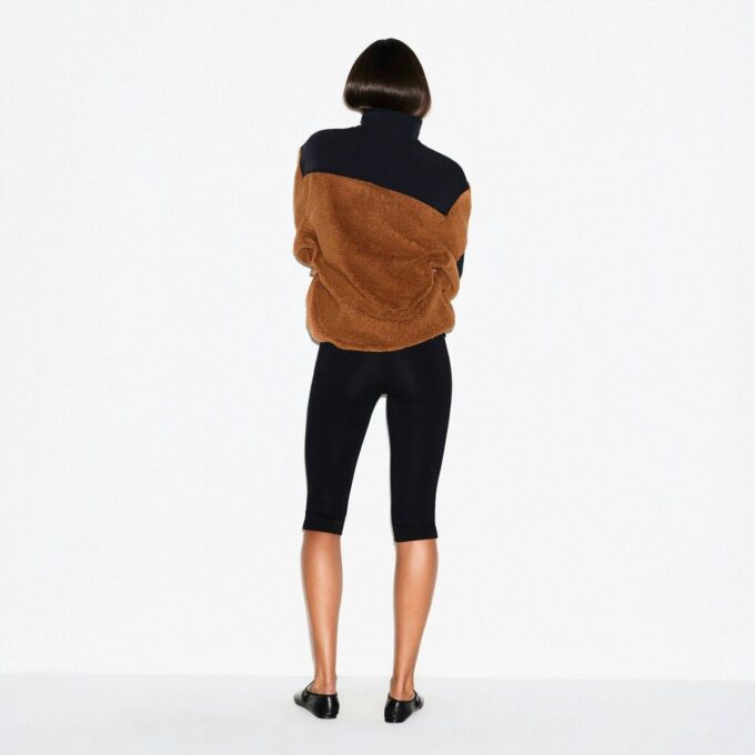 TEDDY OVERSIZED HALV GLIDELÅSGENSER