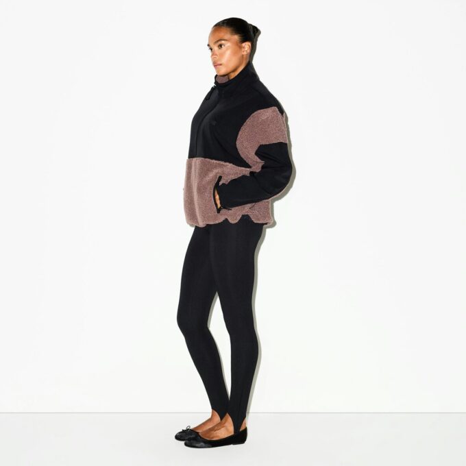 TEDDY OVERSIZED HALV GLIDELÅSGENSER TEDDY OVERSIZED HALV GLIDELÅSGENSER