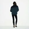 TEDDY OVERSIZED HALV GLIDELÅSGENSER