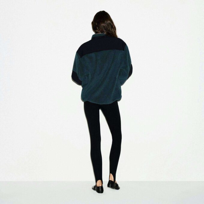 TEDDY OVERSIZED HALV GLIDELÅSGENSER