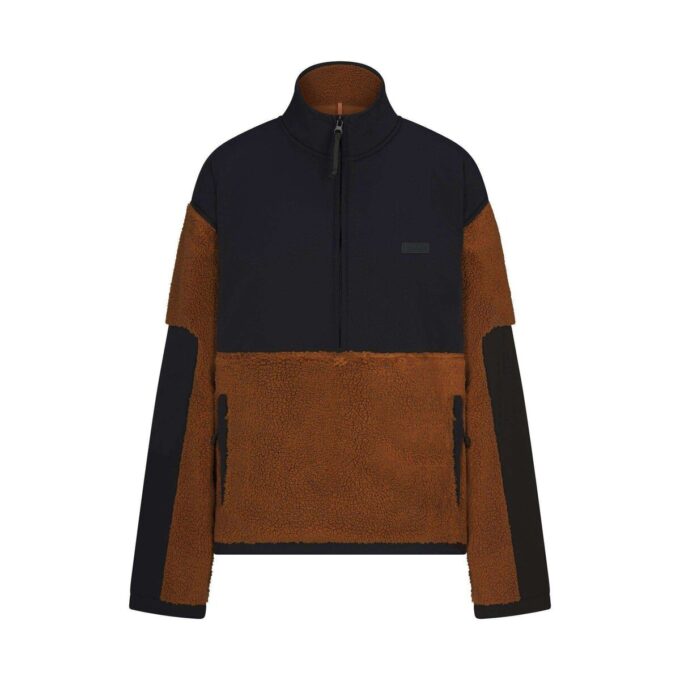 TEDDY OVERSIZED HALV GLIDELÅSGENSER