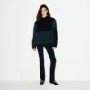 TEDDY OVERSIZED HALV GLIDELÅSGENSER