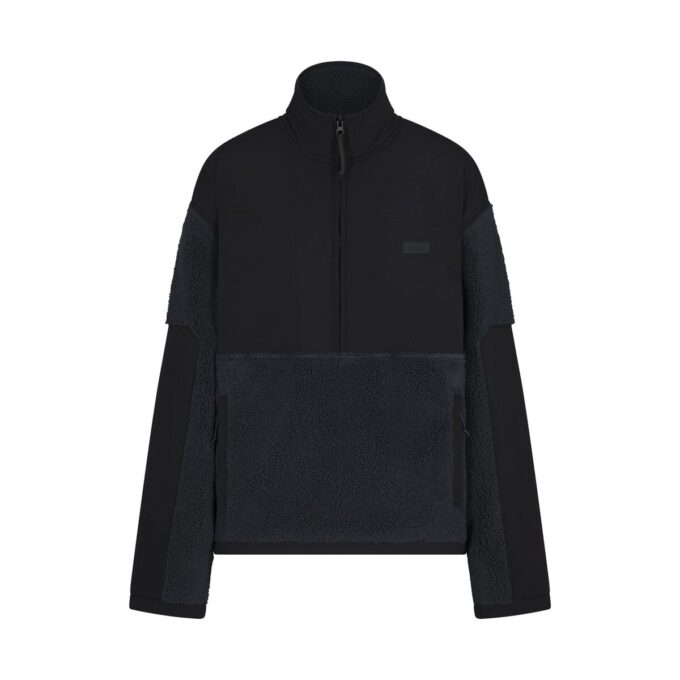 TEDDY OVERSIZED HALV GLIDELÅSGENSER