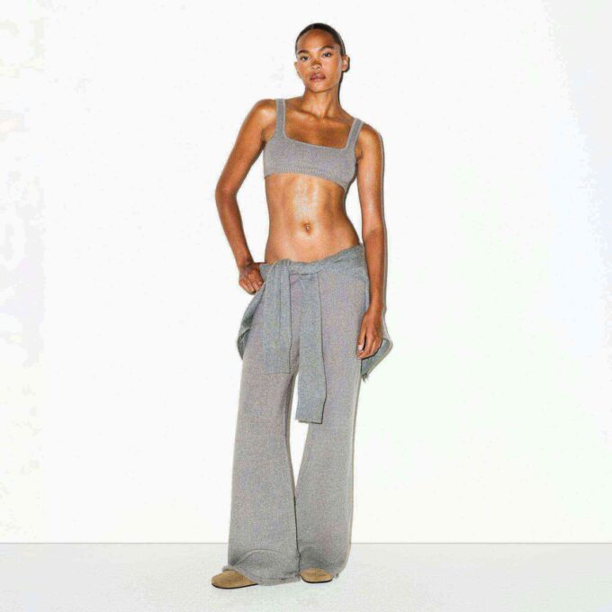 Teksturert strikket bralette