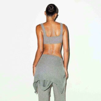 Teksturert strikket bralette