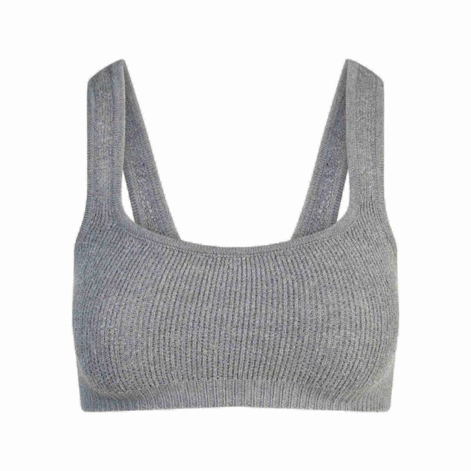 Teksturert strikket bralette